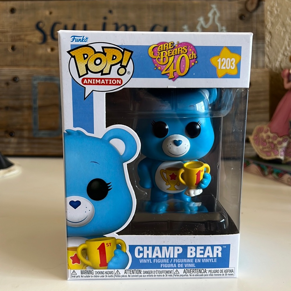 Pop! Animation: Care Bears 40th -Champ Bear 1203